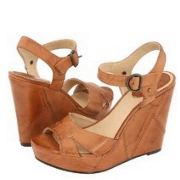 Frye Shoes - Frye Campus Corrina Wedge Sandals Size 6 1/2 EUC